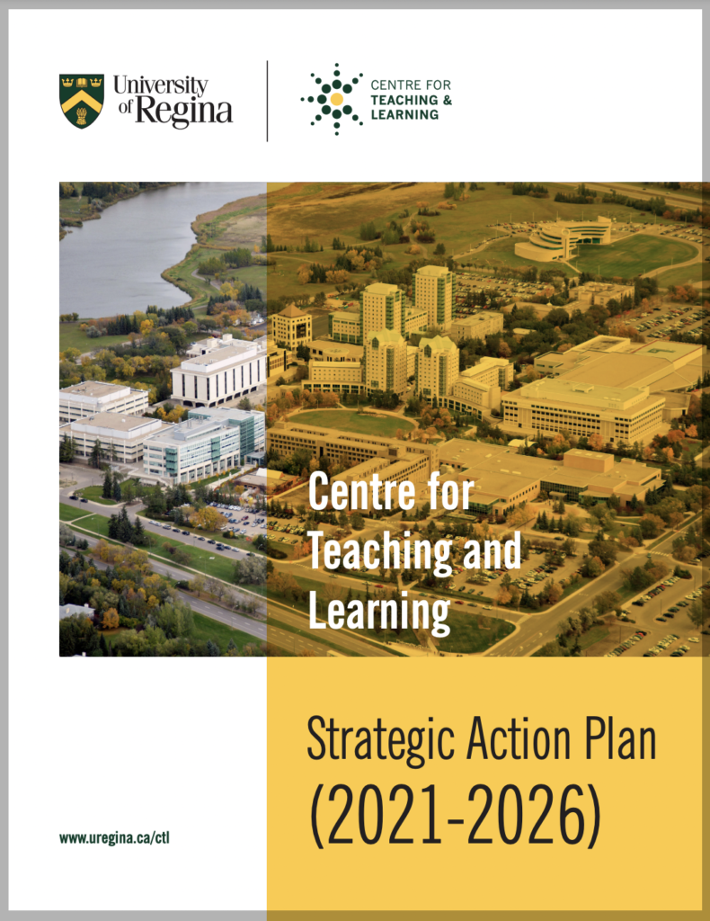 Screenshot of CTL Strategic Action Plan 2021-2026
